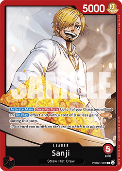 Sanji PRB01 - 001 V1 [PRB01] [Inglese] Leader