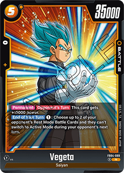 Vegeta FB04 - 089 Fusion World [FB04] [Inglese] Rare