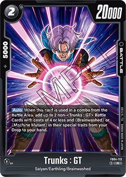 Trunks : GT FB04 - 113 Fusion World [FB04] [Inglese] Rare