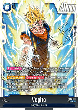 Vegito FB04 - 130 Fusion World V 1 - Secret Rare [FB04] [Inglese] Secret Rare