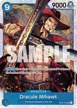 Dracule Mihawk OP01 - 070 V1 [PRB01] [Inglese] Super Rare