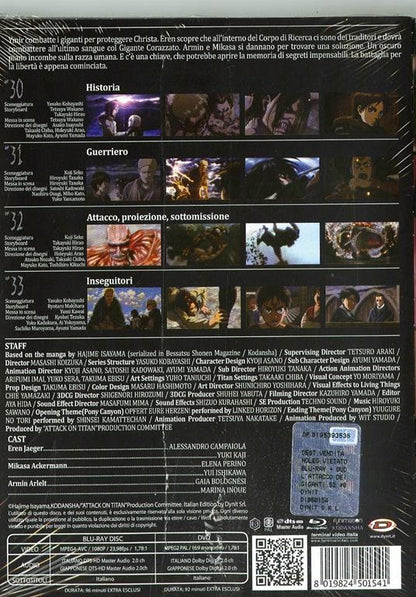 L' attacco dei giganti Stagione 2 Parte 2 Limited Edition (DVD + Blu-ray)