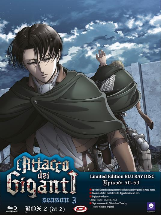 L' attacco dei giganti Season 03 box #02 eps 13-22 Limited Edition (2 Blu-ray)