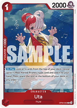 Uta OP09 - 002 V1 [OP09] [Inglese] Rare