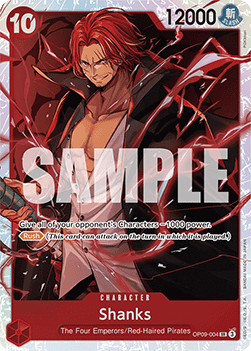 Shanks OP09 - 004 V1 [OP09] [Inglese] Super Rare