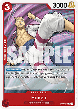 Hongo OP09 - 011 [OP09] [Inglese] Uncommon