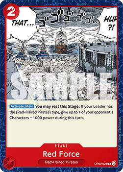 Red Force OP09 - 021 [OP09] [Inglese] Common