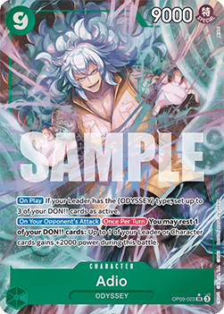 Adio OP09 - 023 V2 [OP09] [Inglese] Alternate Art