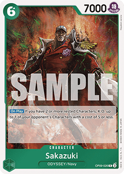 Sakazuki OP09 - 026 [OP09] [Inglese] Rare