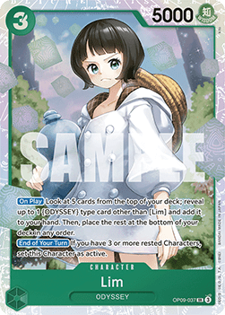 Lim OP09 - 037 V1 [OP09] [Inglese] Super Rare