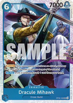 Dracule Mihawk OP09 - 048 V1 [OP09] [Inglese] Super Rare