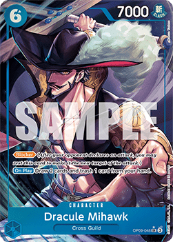 Dracule Mihawk OP09 - 048 V2 [OP09] [Inglese] Alternate Art