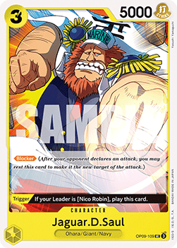 Jaguar D Saul OP09 - 109 [OP09] [Inglese] Uncommon