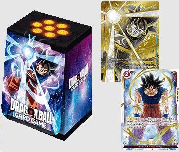 Goku Official Card Crate: Dragon Ball Super Card Game Fusion World – Set 1 (Deck Box + Promo)