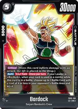 Bardock FB05 - 106 Fusion World [FB05] [Inglese] Rare