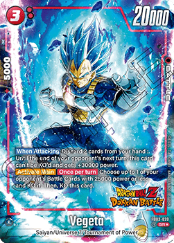 Vegeta FB03 - 020 Fusion World [FB05] [Inglese] Special Rare
