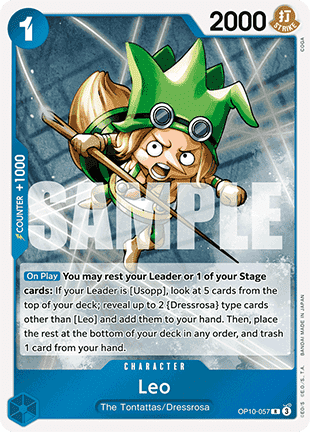 Leo OP10 - 057 [OP10] [Inglese] Rare