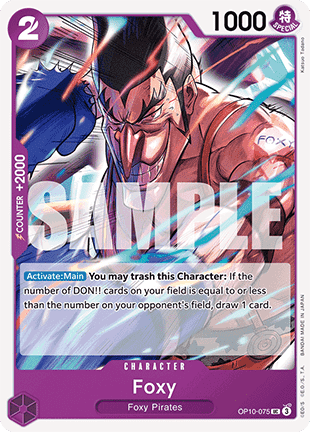 Foxy OP10 - 075 [OP10] [Inglese] Uncommon