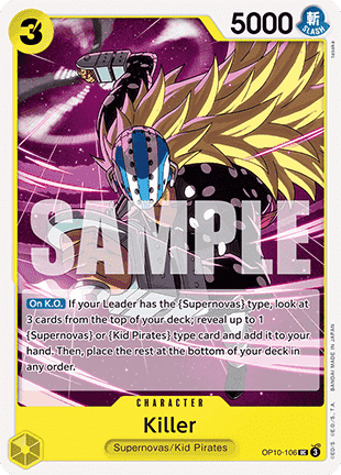 Killer OP10 - 106 [OP10] [Inglese] Uncommon