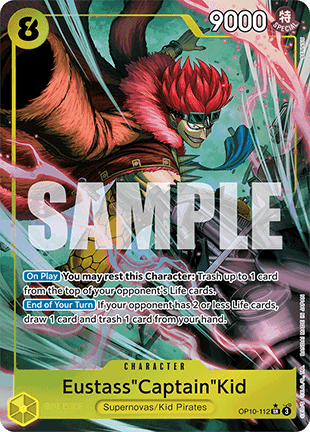 Eustass " Captain " Kid OP10 - 112 V2 [OP10] [Inglese] Alternate Art
