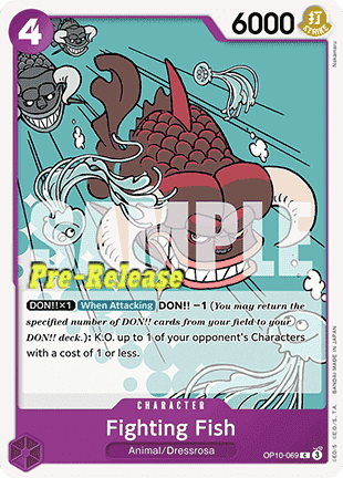 Fighting Fish OP10 - 069 [OP10P] [Inglese] Common