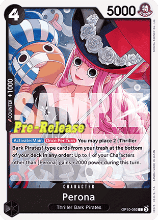 Perona OP10 - 092 [OP10P] [Inglese] Common