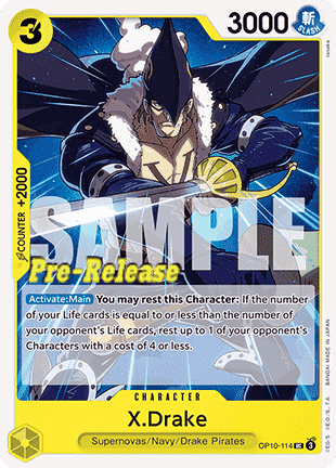 X Drake OP10 - 114 [OP10P] [Inglese] Uncommon