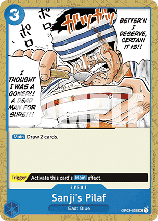 Sanji's Pilaf OP03 - 056 V1 [PRB01] [Inglese] Uncommon