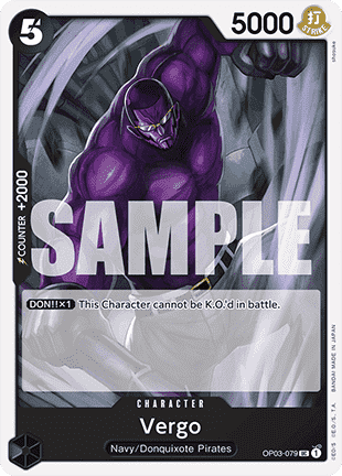 Vergo OP03 - 079 V1 [PRB01] [Inglese] Uncommon
