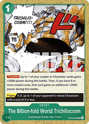 The Billion - fold World Trichiliocosm OP06 - 038 V1 [PRB01] [Inglese] Uncommon