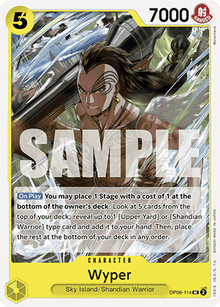 Wyper OP06 - 114 V1 [PRB01] [Inglese] Uncommon