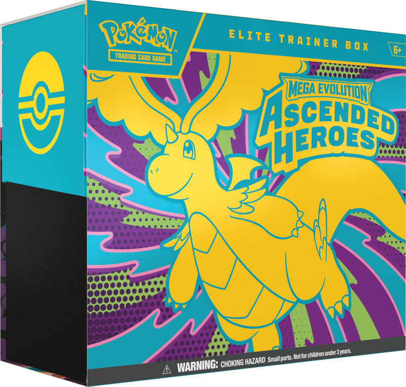 Pokémon TCG Mega Evolution Ascended Heroes Elite Trainer Box ENG - 9 Buste + Carta Zekrom