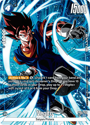 Vegito FB04 - 046 Fusion World V 2 - Rare [FWUP] [Inglese] Rare