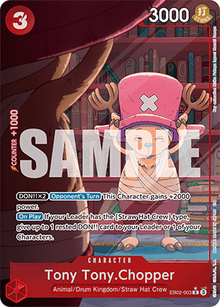 Tony Tony Chopper EB02 - 003 V2 [EB02] [Inglese] Alternate Art