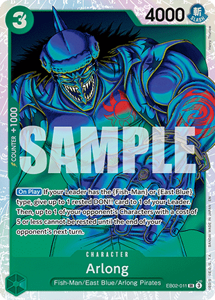 Arlong EB02 - 011 V1 [EB02] [Inglese] Super Rare