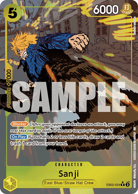 Sanji EB02 - 054 V2 [EB02] [Inglese] Alternate Art