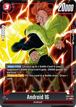 Android 16 FB06 - 009 Fusion World V 1 - Super Rare [FB06] [Inglese] Super Rare