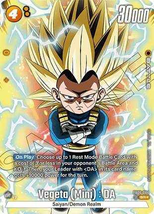 Vegeta Mini : DA FB06 - 084 Fusion World V 2 - [FB06] [Inglese] Alternate Art