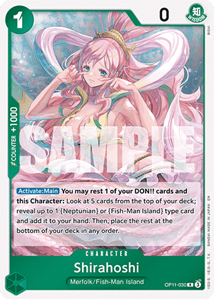 Shirahoshi OP11 - 030 [OP11] [Inglese] Rare