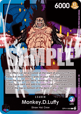 Monkey D Luffy OP11 - 040 V1 [OP11] [Inglese] Leader