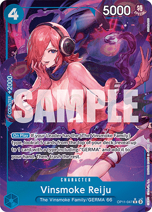 Vinsmoke Reiju OP11 - 047 V2 [OP11] [Inglese] Alternate Art