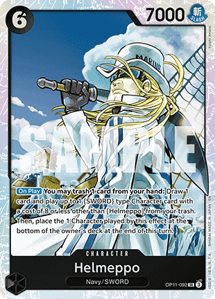 Helmeppo OP11 - 092 V1 [OP11] [Inglese] Super Rare