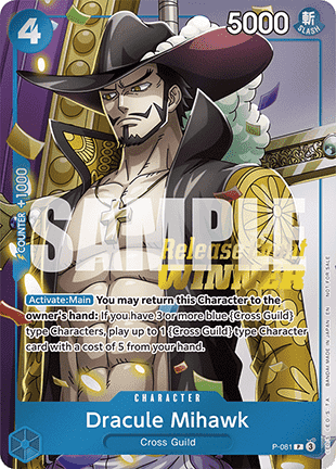 Dracule Mihawk P - 081 [STP] [Inglese] Promo
