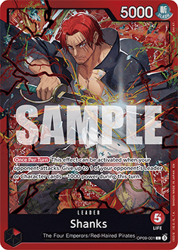 Shanks OP09 - 001 [ST-23] [Inglese] Leader