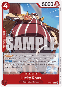 Lucky Roux OP09 - 015 [ST-23] [Inglese] Rare