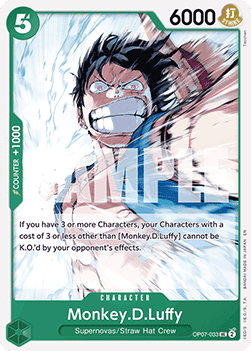 Monkey D Luffy OP07 - 033 [ST-24] [Inglese] Uncommon