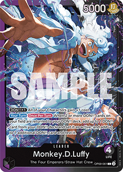 Monkey D Luffy OP09 - 061 [ST-26] [Inglese] Leader