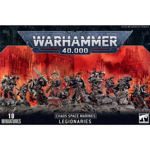 Warhammer 40K Chaos Space Marines Legionaries - 10 Miniature 9a Edizione (Italiano)