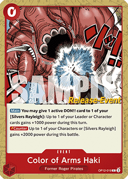 Color of Arms Haki OP12 - 019 [OP12P] [Inglese] Common