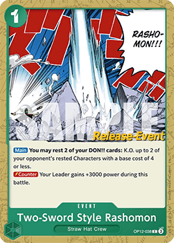 Two - Sword Style Rashomon OP12 - 038 [OP12P] [Inglese] Common